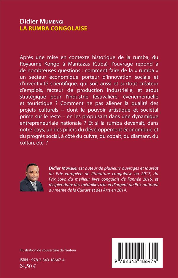 Quatrième de couverture de « LA RUMBA CONGOLAISE - HISTOIRE ET ECONOMIE »