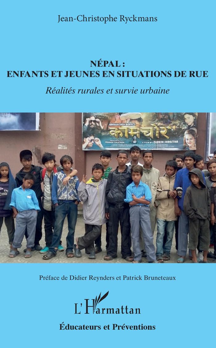 Couverture du livre « NEPAL : ENFANTS ET JEUNES EN SITUATIONS DE RUE - REALITES RURALES ET SURVIE URBAINE » de J-C. Ryckmans, librairie Les Contes Infusés à Corte