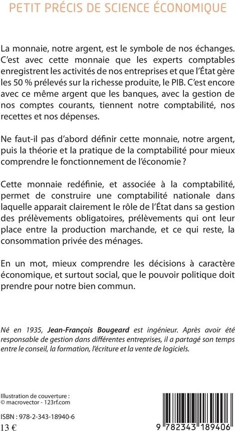 Quatrième de couverture de « PETIT PRECIS DE SCIENCE ECONOMIQUE »
