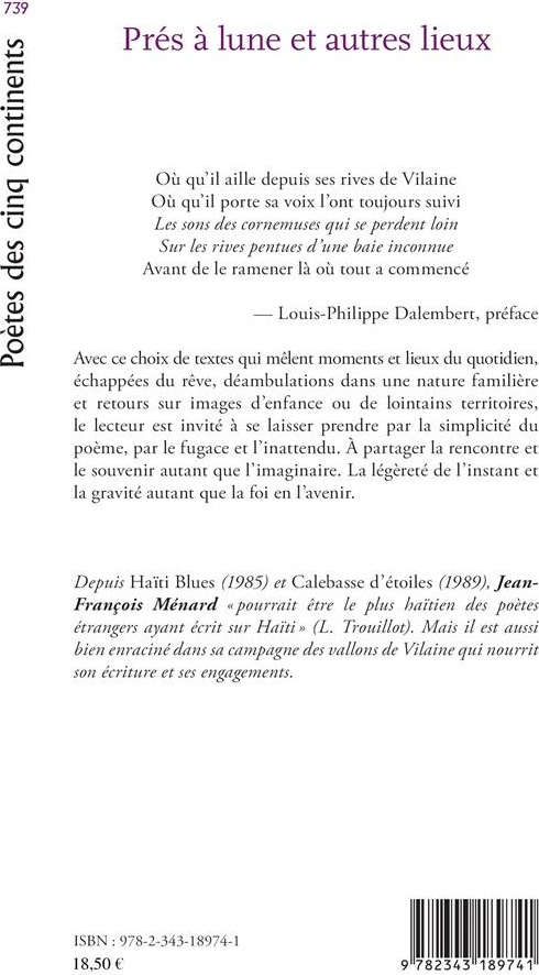 Quatrième de couverture de « PRES A LUNE ET AUTRES LIEUX »