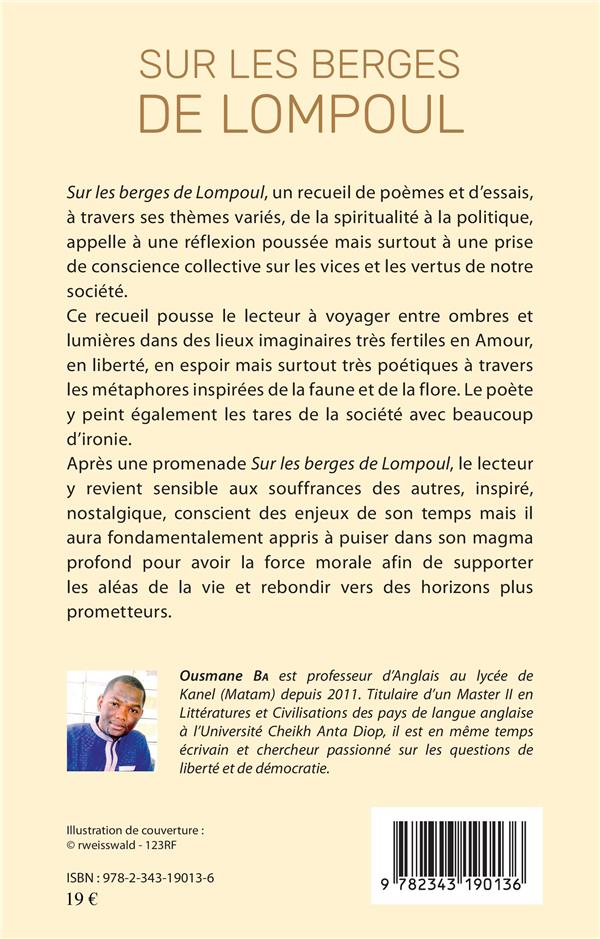 Quatrième de couverture de « SUR LES BERGES DE LOMPOUL »