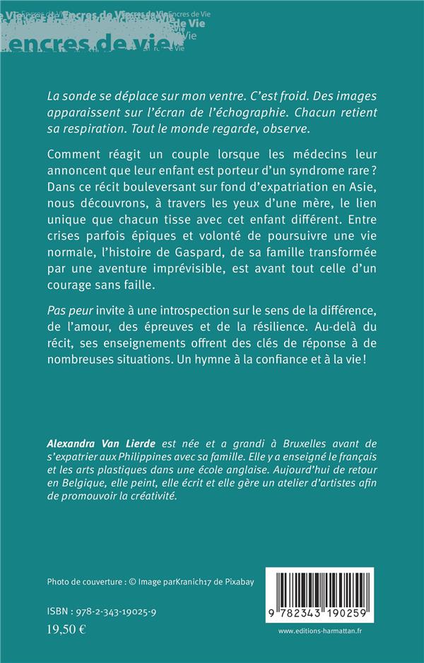 Quatrième de couverture de « PAS PEUR »