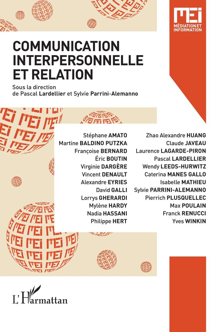 Couverture du livre « COMMUNICATION INTERPERSONNELLE ET RELATION - VOL48 » de Lardellier/alemanno, librairie Les Contes Infusés à Corte