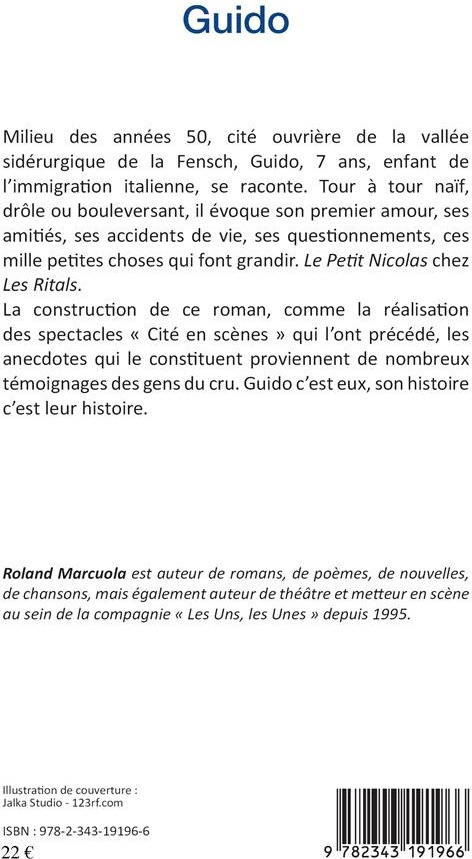 Quatrième de couverture de « GUIDO »