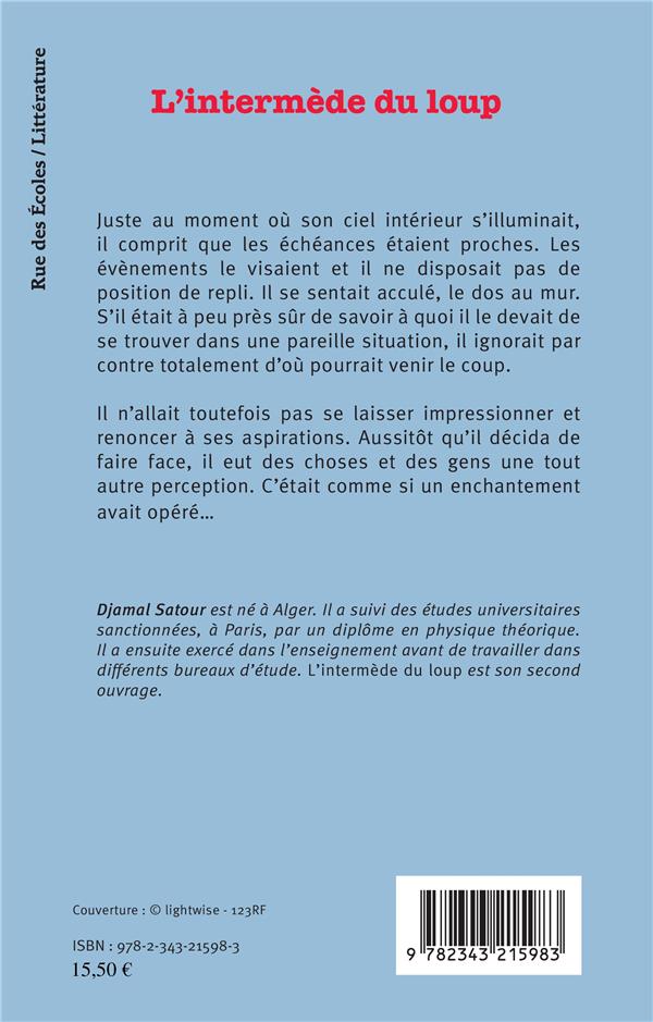 Quatrième de couverture de « L'INTERMEDE DU LOUP - ROMAN »