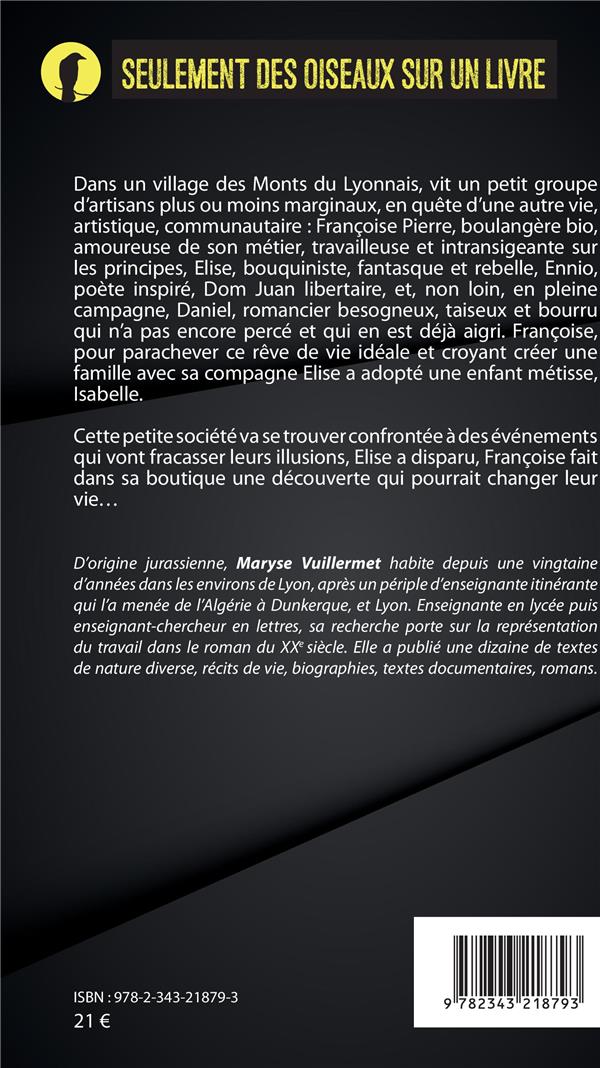 Quatrième de couverture de « SEULEMENT DES OISEAUX SUR UN LIVRE »