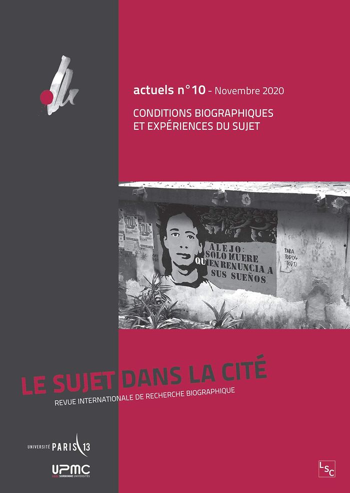 Couverture du livre « CONDITIONS BIOGRAPHIQUES ET EXPERIENCES DU SUJET - VOL10 » de Xxx, librairie Les Contes Infusés à Corte