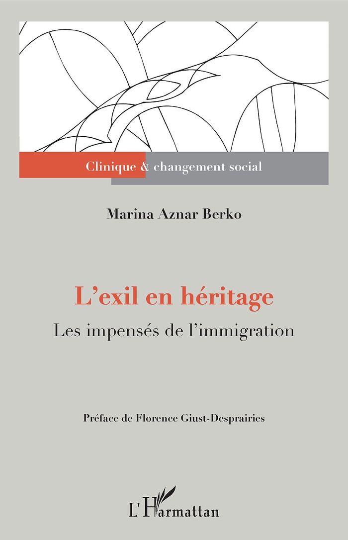 Couverture du livre « L'EXIL EN HERITAGE - LES IMPENSES DE L'IMMIGRATION » de Aznar Berko Marina, librairie Les Contes Infusés à Corte