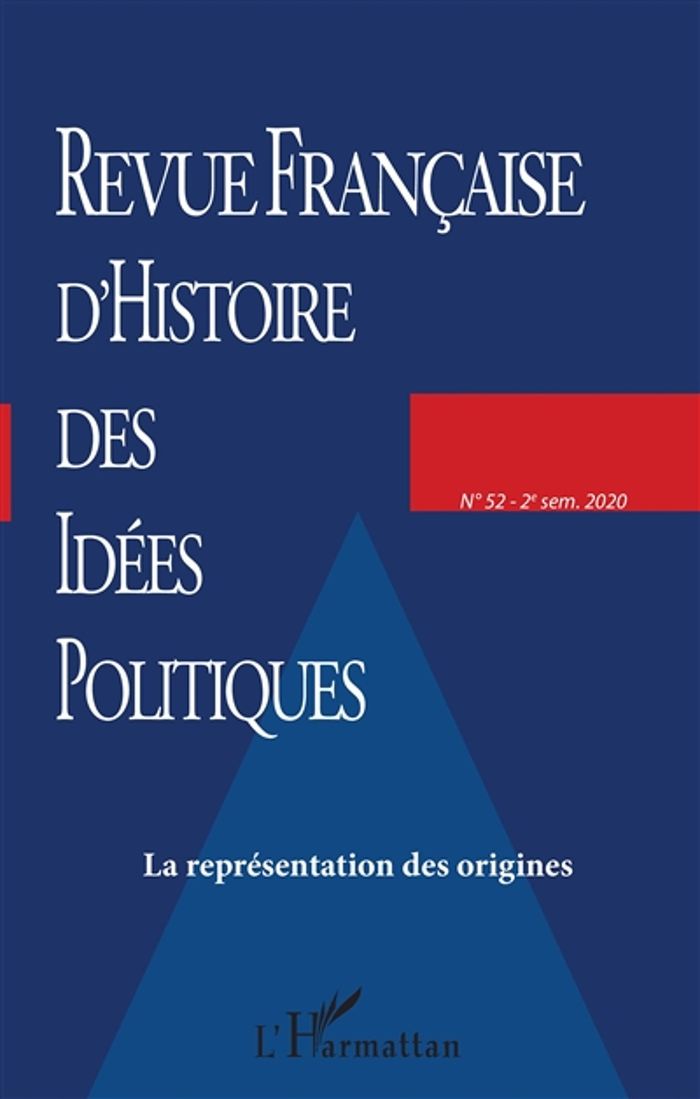 Couverture du livre « LA REPRESENTATION DES ORIGINES - VOL52 » de Xxx, librairie Les Contes Infusés à Corte