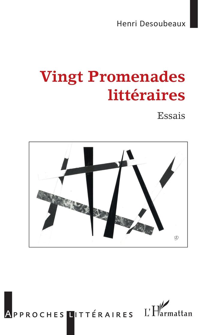 Couverture du livre « VINGT PROMENADES LITTERAIRES » de Henri Desoubeaux, librairie Les Contes Infusés à Corte