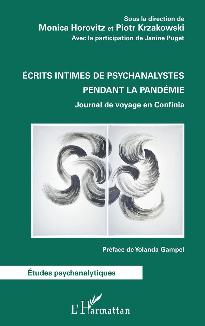 Couverture du livre « ECRITS INTIMES DE PSYCHANALYSTES PENDANT LA PANDEMIE - JOURNAL DE VOYAGE EN CONFINIA » de Horovitz/krzakowski, librairie Les Contes Infusés à Corte