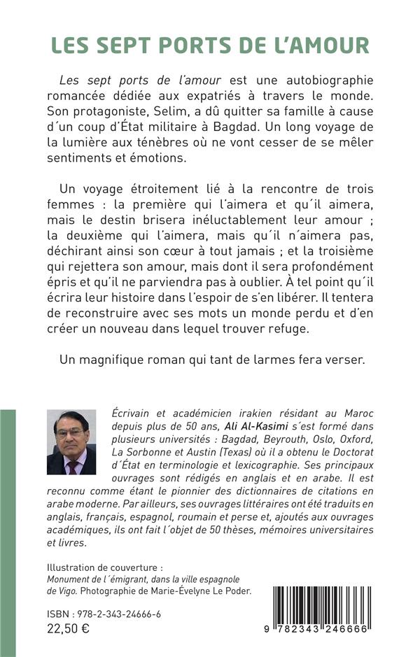 Quatrième de couverture de « LES SEPT PORTS DE L' AMOUR »