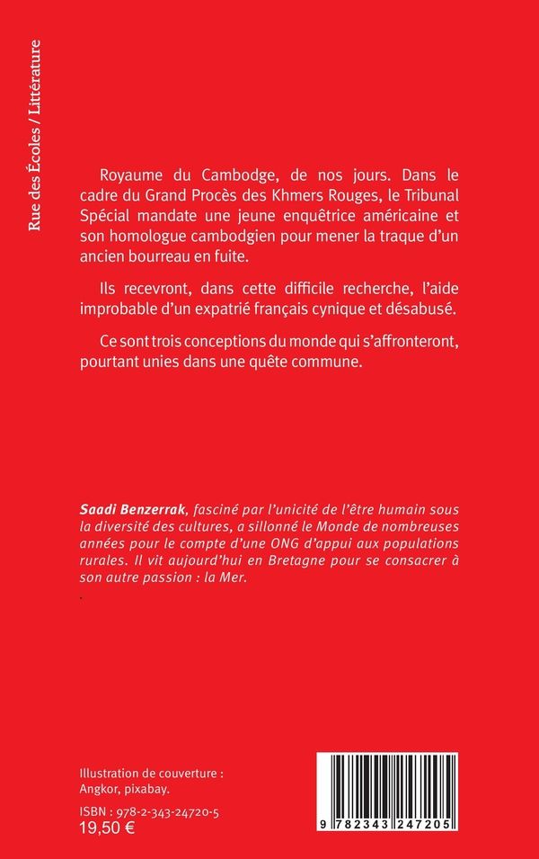 Quatrième de couverture de « LE SOURIRE KHMER »