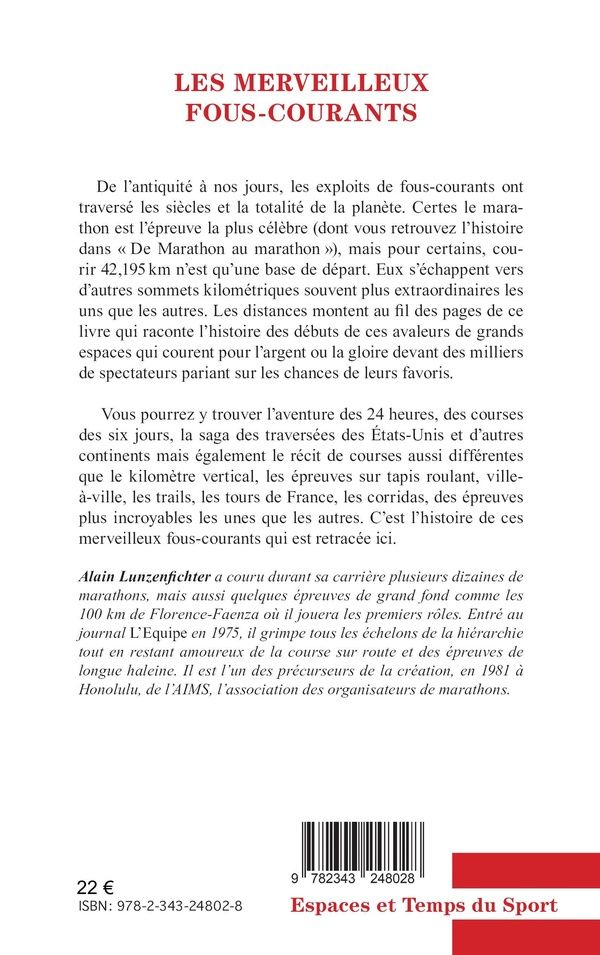 Quatrième de couverture de « LES MERVEILLEUX FOUS-COURANTS »