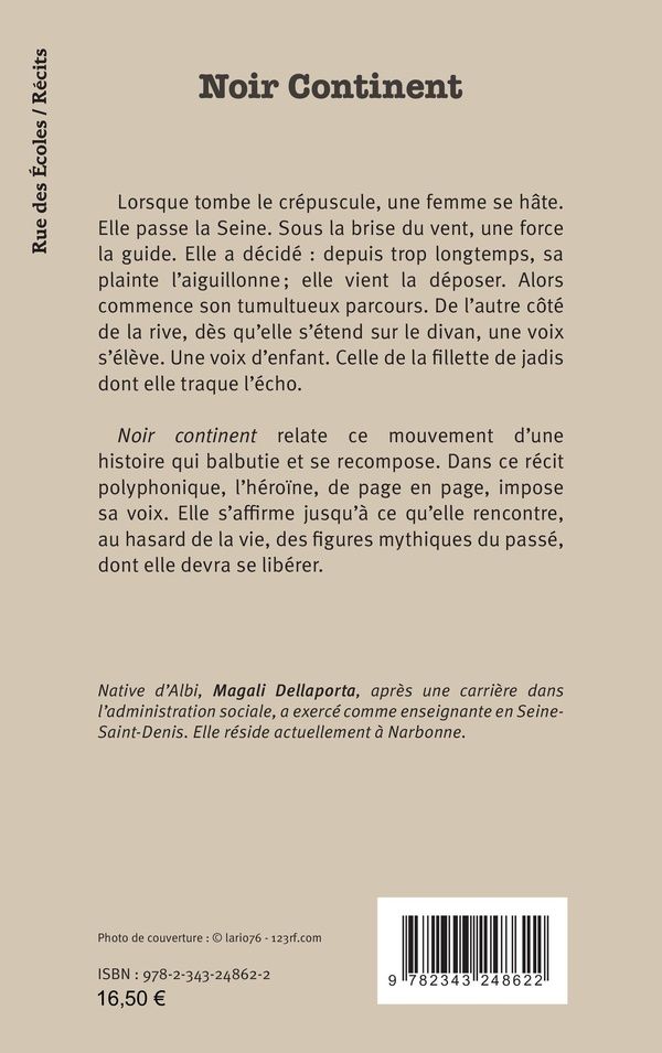 Quatrième de couverture de « NOIR CONTINENT »