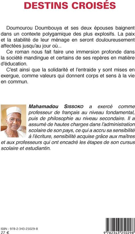 Quatrième de couverture de « DESTINS CROISES »