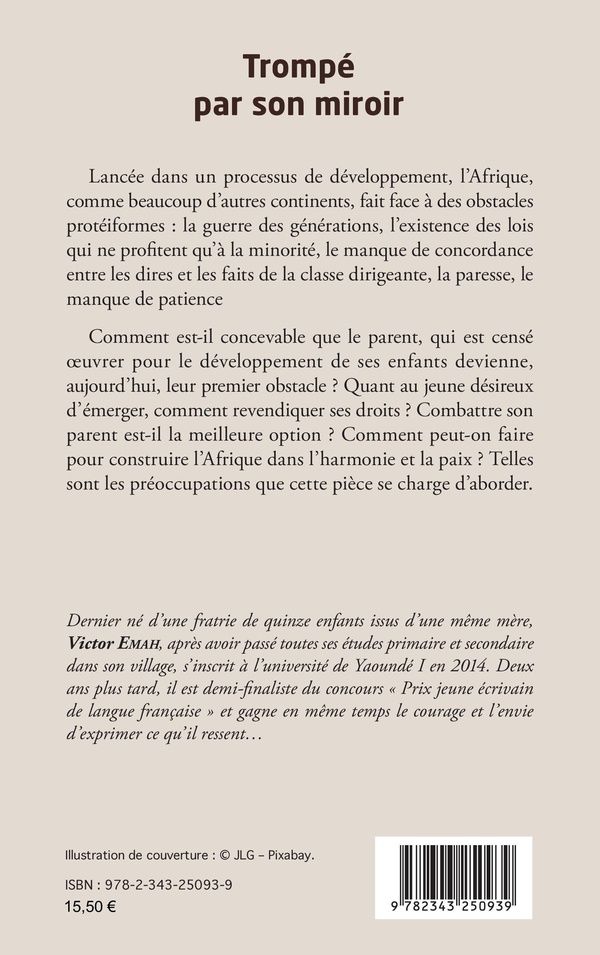 Quatrième de couverture de « TROMPE PAR SON MIROIR - THEATRE »