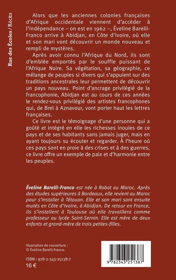 Quatrième de couverture de « CINQ ANNEES AFRICAINES (1962-1967) »