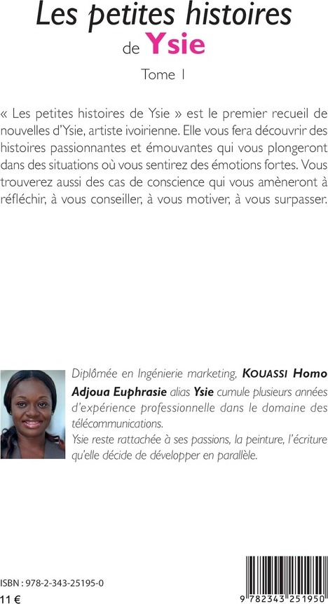 Quatrième de couverture de « LES PETITES HISTOIRES DE YSIE - VOL01 - TOME 1 »