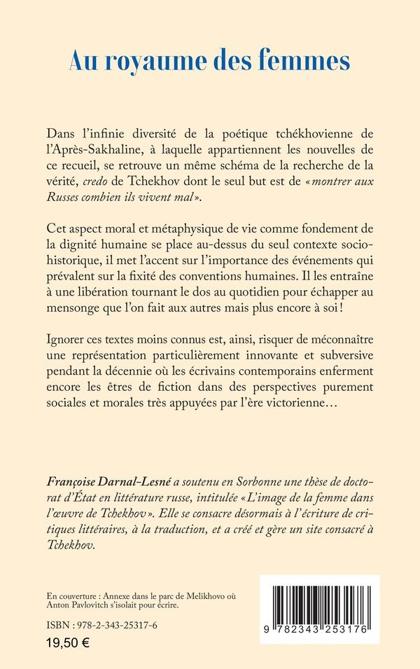 Quatrième de couverture de « Au royaume des femmes : et autres nouvelles »