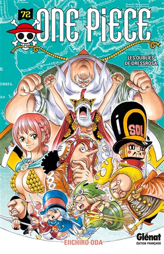 Couverture du livre « One piece » de Eiichirō Oda, librairie Les Contes Infusés à Corte