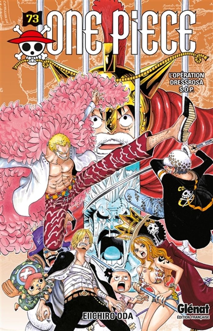 Couverture du livre « L'opération Dressrosa SOP » de Eiichirō Oda, librairie Les Contes Infusés à Corte
