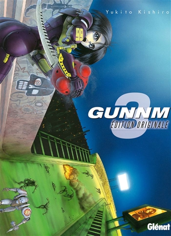 Couverture du livre « GUNNM - EDITION ORIGINALE - TOME 03 », librairie Les Contes Infusés à Corte