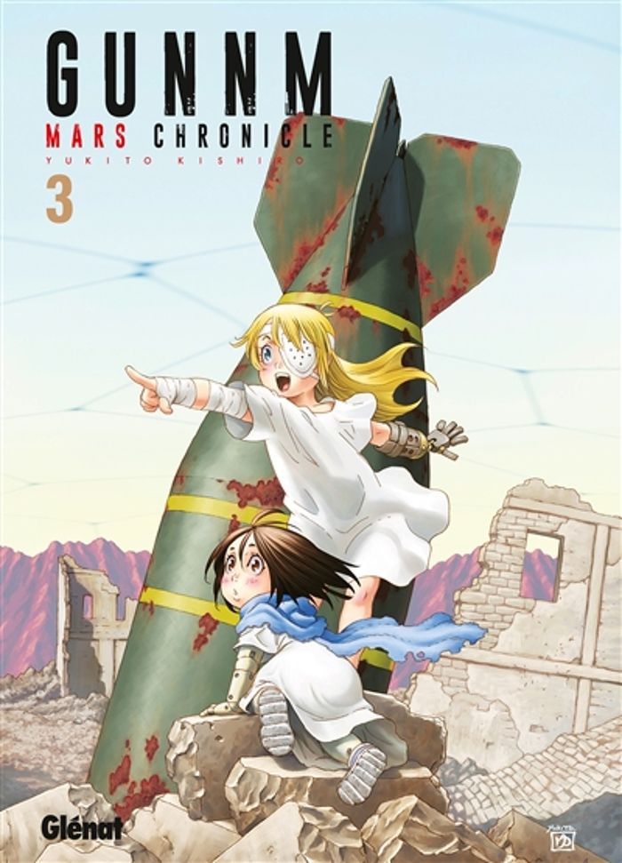 Couverture du livre « Gunnm : Mars chronicle » de Yukito Kishiro, librairie Les Contes Infusés à Corte