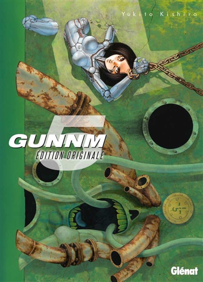 Couverture du livre « GUNNM - EDITION ORIGINALE - TOME 05 », librairie Les Contes Infusés à Corte
