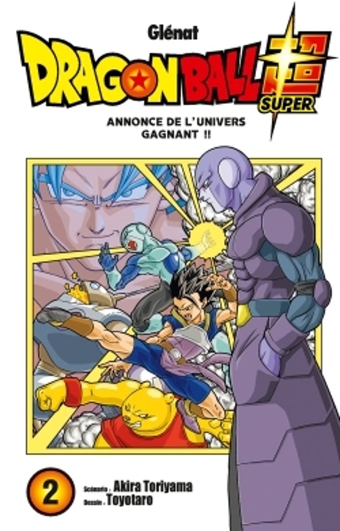 Couverture du livre « DRAGON BALL SUPER - TOME 02 » de Toriyama/toyotaro, librairie Les Contes Infusés à Corte