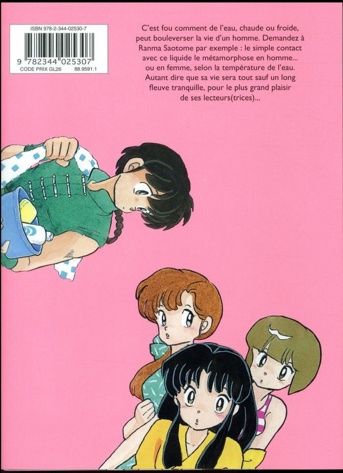 Quatrième de couverture de « RANMA 1/2 - EDITION ORIGINALE - TOME 01 »