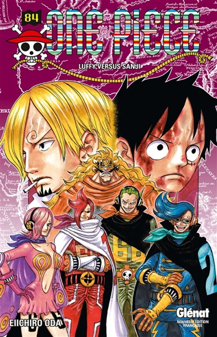 Couverture du livre « Luffy versus Sanji » de Eiichirō Oda, librairie Les Contes Infusés à Corte