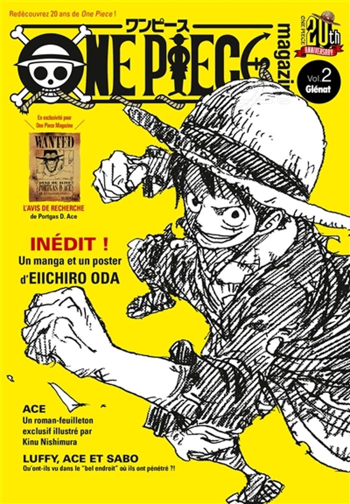 Couverture du livre « One piece magazine » de Eiichirō Oda, librairie Les Contes Infusés à Corte