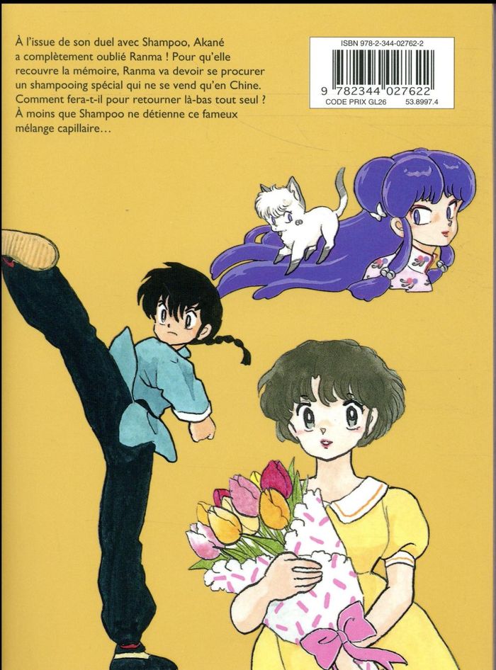 Quatrième de couverture de « RANMA 1/2 - EDITION ORIGINALE - TOME 03 »