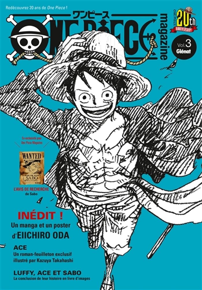 Couverture du livre « One piece magazine » de Eiichirō Oda, librairie Les Contes Infusés à Corte
