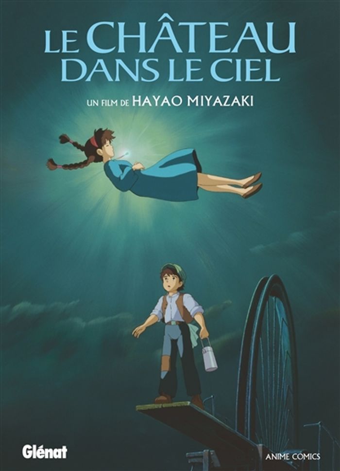 Couverture du livre « LE CHATEAU DANS LE CIEL - ANIME COMICS - STUDIO GHIBLI », librairie Les Contes Infusés à Corte