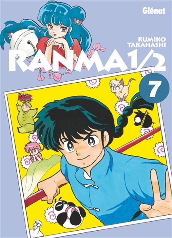 Couverture du livre « Ranma 1/2 » de Rumiko Takahashi, librairie Les Contes Infusés à Corte