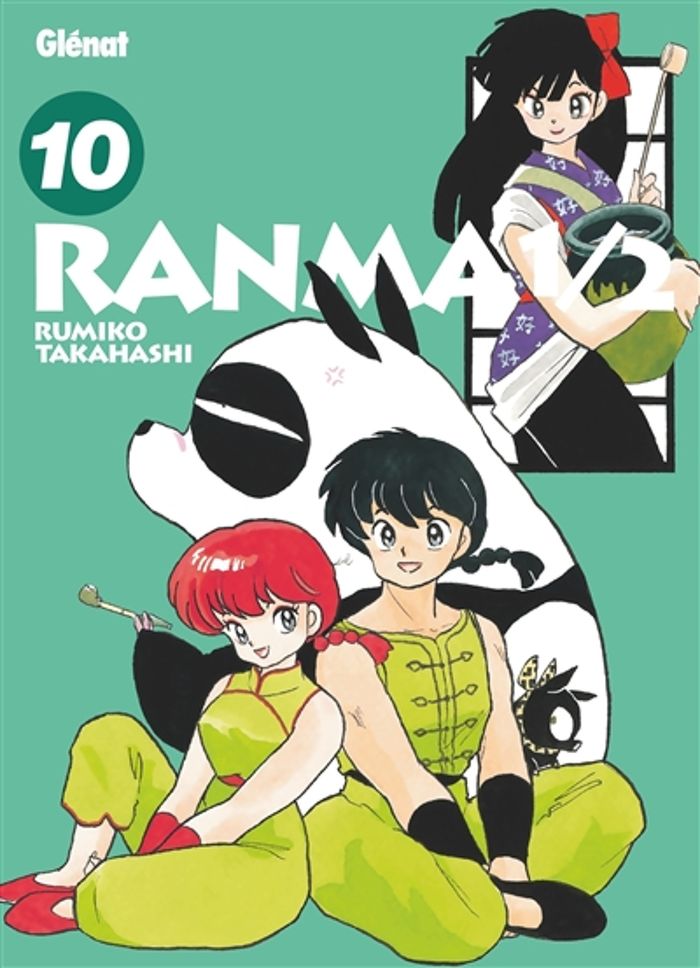 Couverture du livre « Ranma 1/2 » de Rumiko Takahashi, librairie Les Contes Infusés à Corte