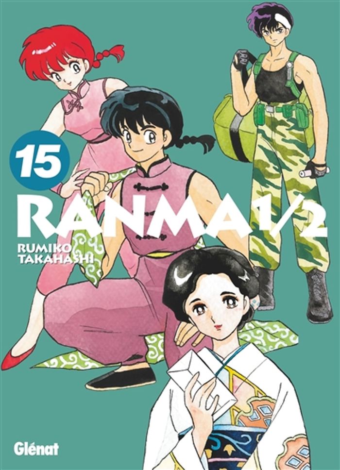 Couverture du livre « Ranma 1/2 » de Rumiko Takahashi, librairie Les Contes Infusés à Corte