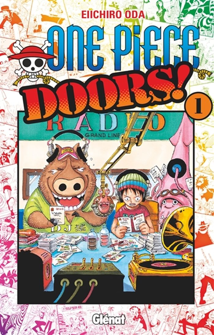 Couverture du livre « One piece doors ! » de Eiichirō Oda, librairie Les Contes Infusés à Corte