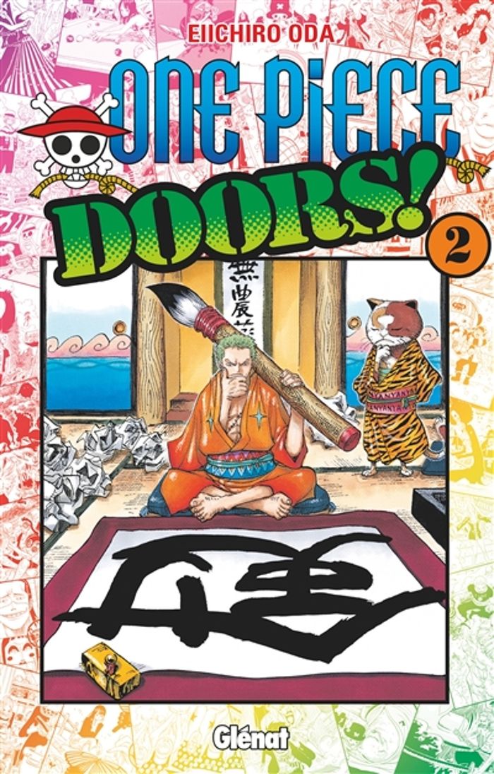 Couverture du livre « One piece doors ! » de Eiichirō Oda, librairie Les Contes Infusés à Corte