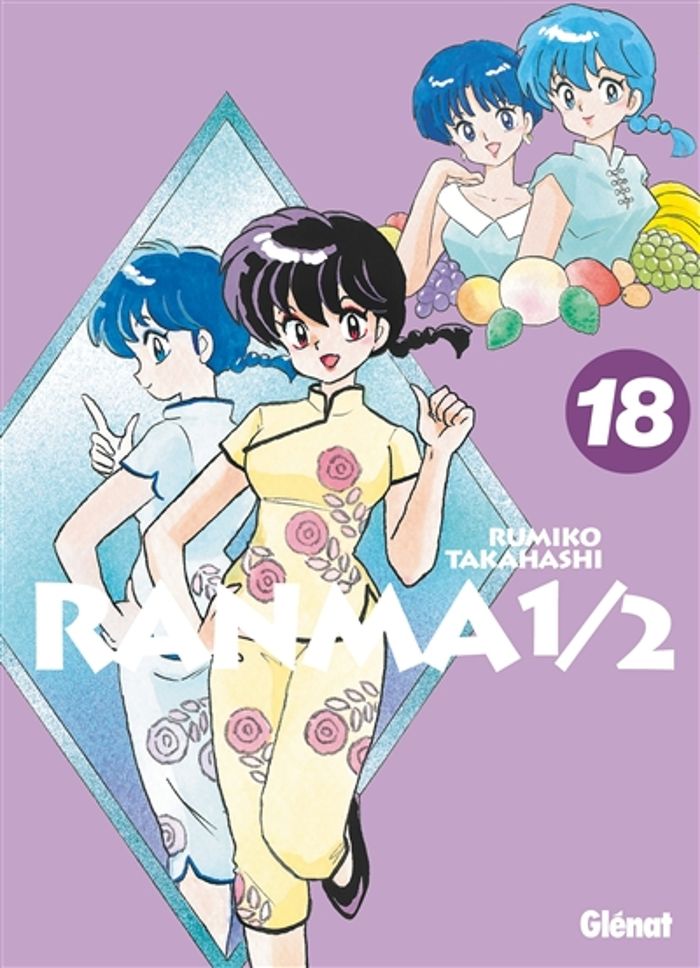 Couverture du livre « Ranma 1/2 » de Rumiko Takahashi, librairie Les Contes Infusés à Corte