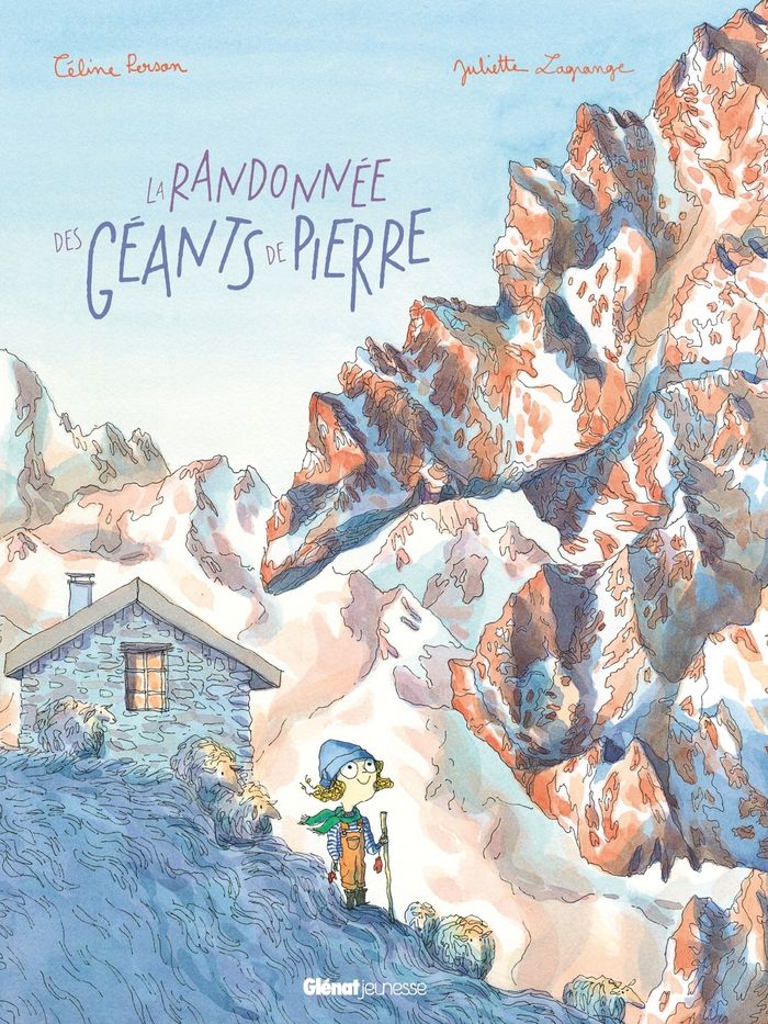 Couverture du livre « La randonnée des géants de pierre » de Céline Person, librairie Les Contes Infusés à Corte