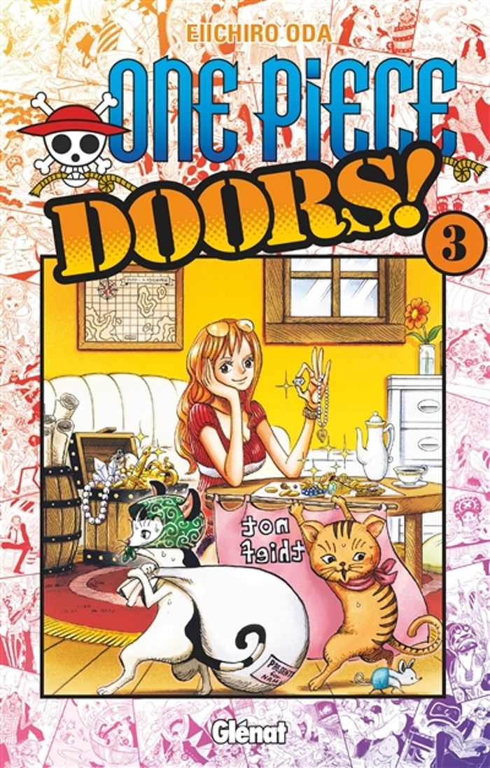 Couverture du livre « One piece doors ! » de Eiichirō Oda, librairie Les Contes Infusés à Corte