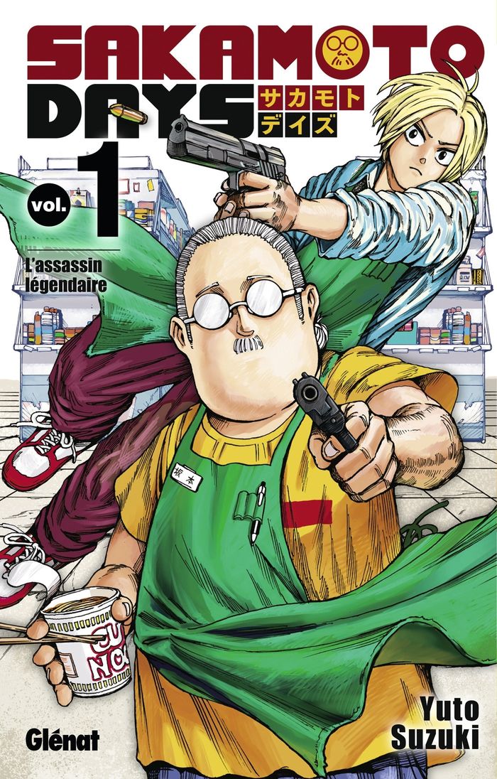 Couverture du livre « SAKAMOTO DAYS - TOME 01 » de Yuto Suzuki, librairie Les Contes Infusés à Corte