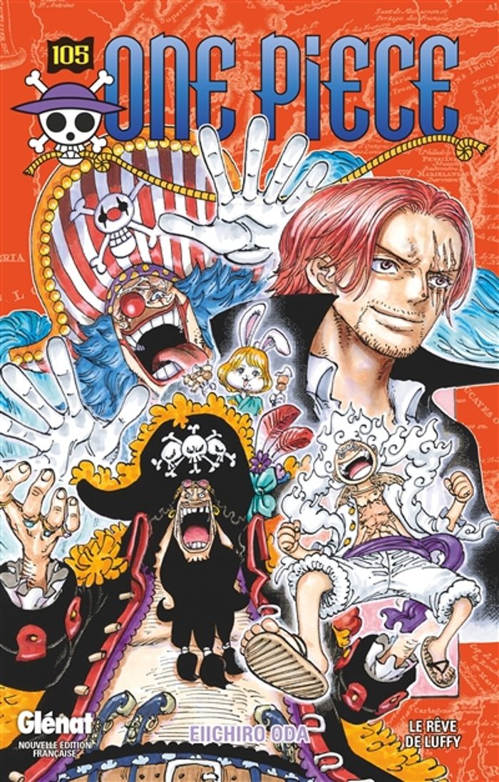 Couverture du livre « ONE PIECE - EDITION ORIGINALE - TOME 105 - LE REVE DE LUFFY » de Eiichiro Oda, librairie Les Contes Infusés à Corte