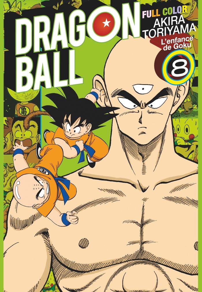 Couverture du livre « DRAGON BALL - FULL COLOR - L'ENFANCE DE GOKU - TOME 08 », librairie Les Contes Infusés à Corte