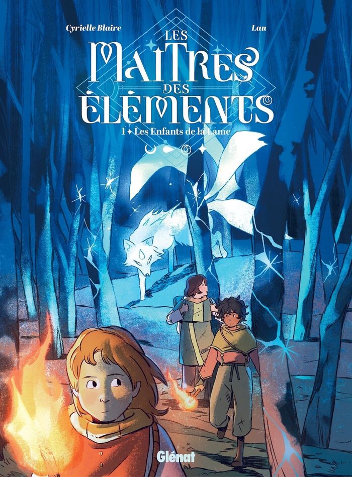 Couverture du livre « LES MAITRES DES ELEMENTS - TOME 01 » de Blaire/lau, librairie Les Contes Infusés à Corte