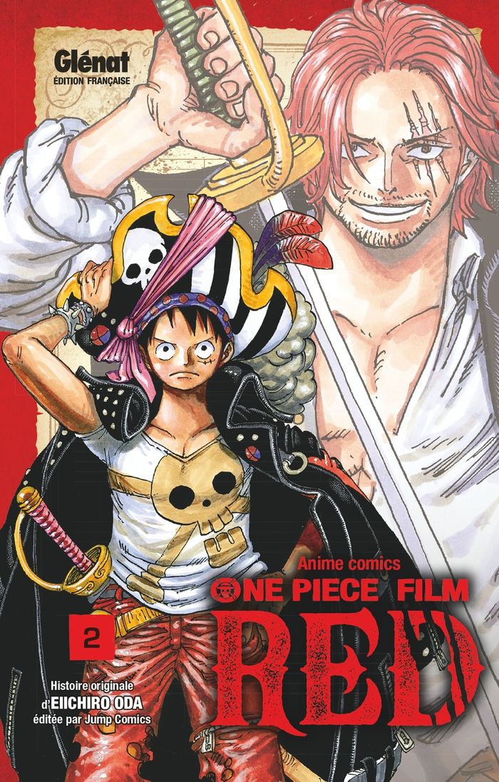 Couverture du livre « One piece film red : anime comics » de Eiichirō Oda, librairie Les Contes Infusés à Corte