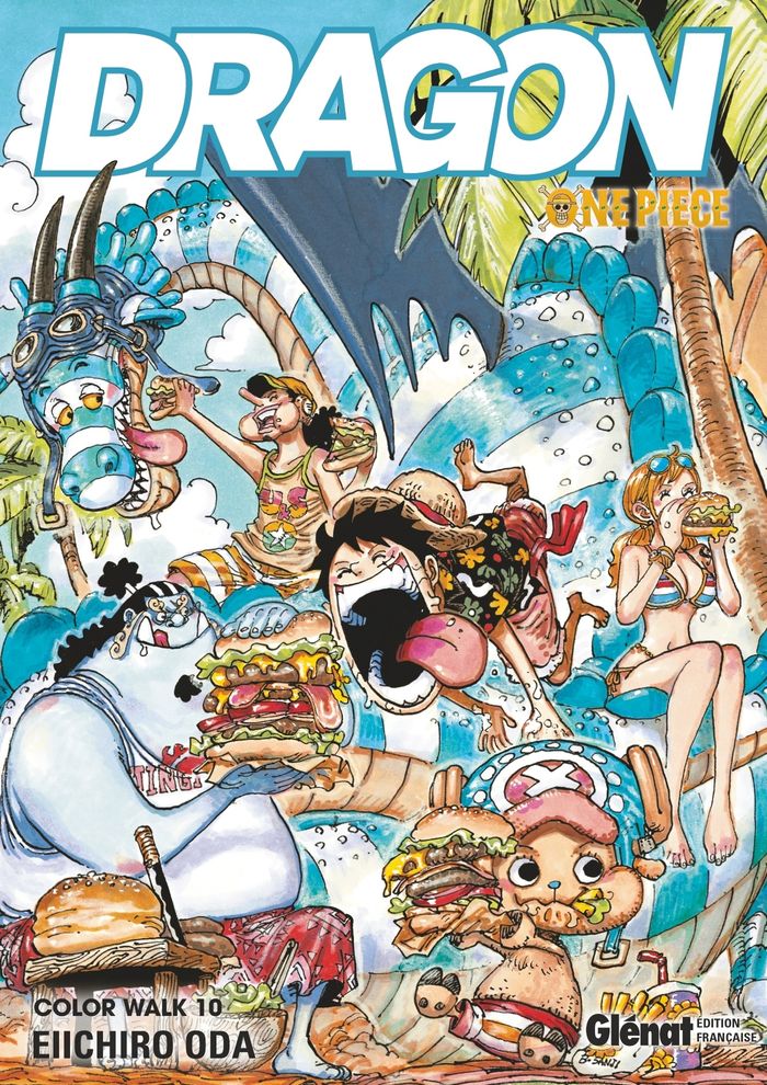 Couverture du livre « One piece : color walk » de Eiichirō Oda, librairie Les Contes Infusés à Corte